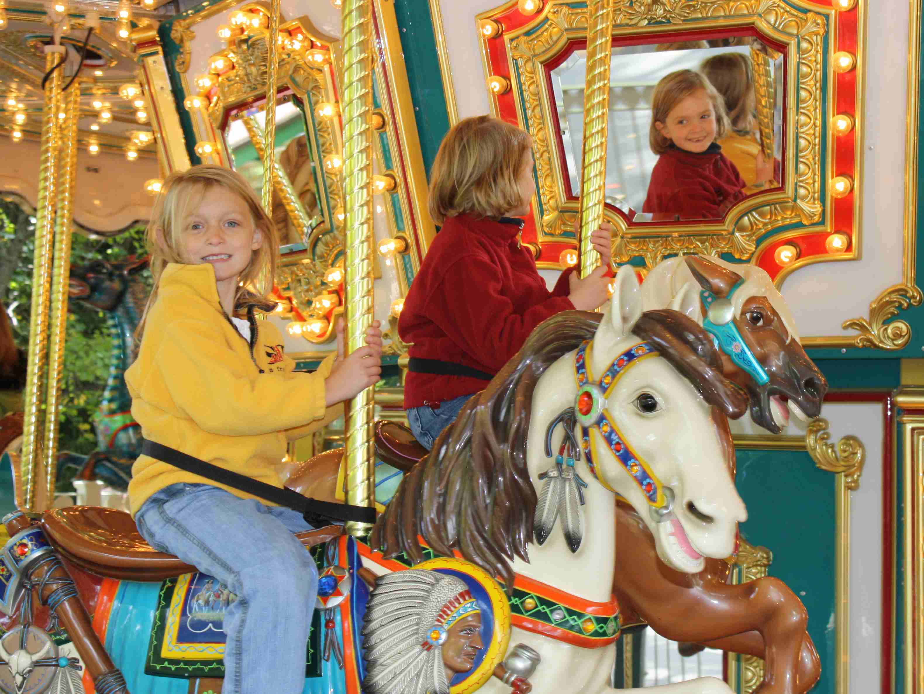2009-10-11 Grants Farm JC ride the carosel.jpg